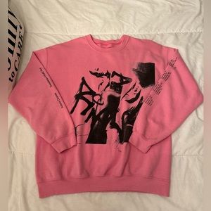 Ariana Grande Sweetner World Tour thank u, next Crewneck